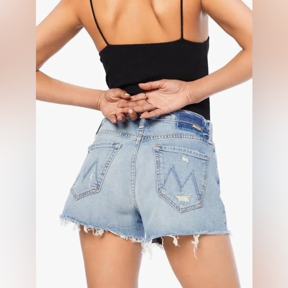 MOTHER Tomcat Kick Fray Shorts 25 - Picture 1 of 7